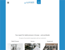 Tablet Screenshot of luxner.de